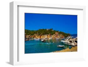 The Italian Fishing Village of Portofino, Liguria, Italy, Europe-Laura Grier-Framed Photographic Print