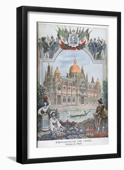 The Italian Pavilion at the Universal Exhibition of 1900, Paris, 1900-null-Framed Giclee Print