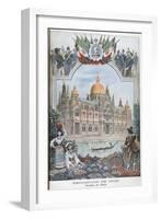 The Italian Pavilion at the Universal Exhibition of 1900, Paris, 1900-null-Framed Giclee Print