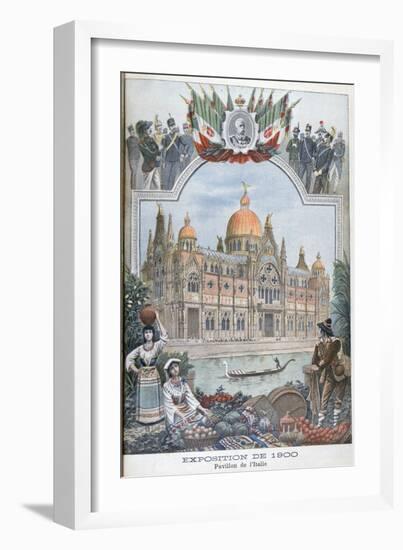 The Italian Pavilion at the Universal Exhibition of 1900, Paris, 1900-null-Framed Giclee Print