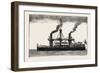 The Italian Ship Duilio, 1882-null-Framed Giclee Print