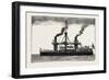 The Italian Ship Duilio, 1882-null-Framed Giclee Print