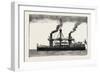 The Italian Ship Duilio, 1882-null-Framed Giclee Print