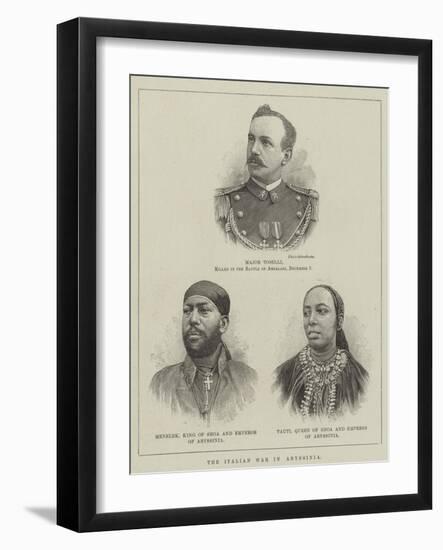 The Italian War in Abyssinia-null-Framed Giclee Print