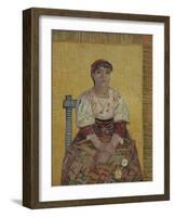 The Italian Woman, 1887-Vincent van Gogh-Framed Giclee Print