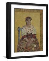 The Italian Woman, 1887-Vincent van Gogh-Framed Giclee Print