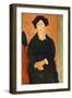 The Italian Woman, 1917-Amedeo Modigliani-Framed Giclee Print