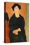 The Italian Woman, 1917-Amedeo Modigliani-Stretched Canvas
