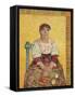 The Italian Woman by Vincent Van Gogh-Fine Art-Framed Stretched Canvas