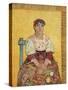 The Italian Woman by Vincent Van Gogh-Fine Art-Stretched Canvas