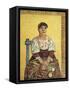 The Italian Woman-Vincent van Gogh-Framed Stretched Canvas