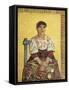 The Italian Woman-Vincent van Gogh-Framed Stretched Canvas