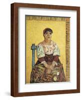 The Italian Woman-Vincent van Gogh-Framed Art Print