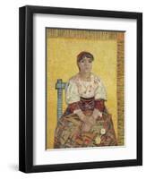 The Italian Woman-Vincent van Gogh-Framed Giclee Print