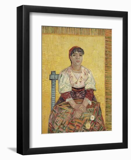 The Italian Woman-Vincent van Gogh-Framed Giclee Print