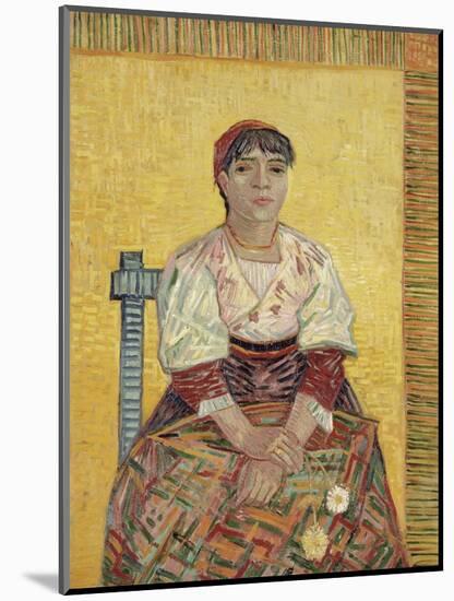 The Italian Woman-Vincent van Gogh-Mounted Giclee Print