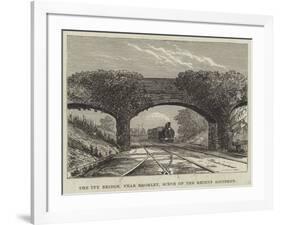 The Ivy Bridge, Near Bromley, Scene of the Recent Accident-null-Framed Giclee Print