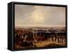 The Izmailovsky Regiment on the Battle of Borodino 1812, 1840s-Alexander Von Kotzebue-Framed Stretched Canvas