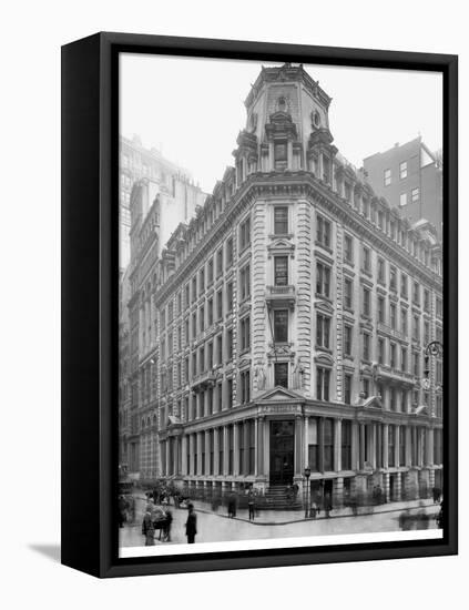 The J.P Morgan Building, New York City-null-Framed Stretched Canvas