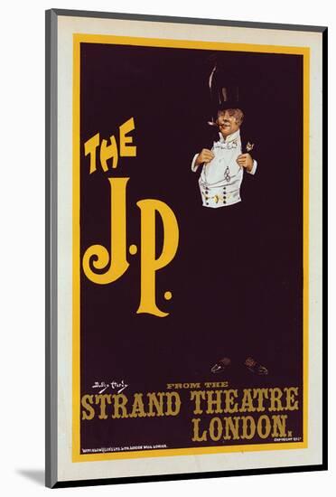 The J.P. Theater Play-Dudley Hardy-Mounted Art Print