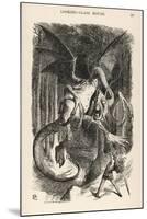 The Jabberwock-John Tenniel-Mounted Premium Giclee Print