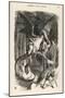 The Jabberwock-John Tenniel-Mounted Art Print