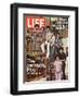 The Jackson Five with their Father and Mother, Joseph and Katherine, September 24, 1971-John Olson-Framed Photographic Print