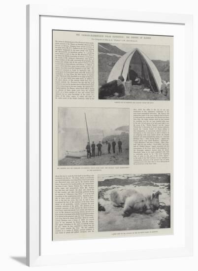 The Jackson-Harmsworth Polar Expedition, the Finding of Nansen-null-Framed Giclee Print