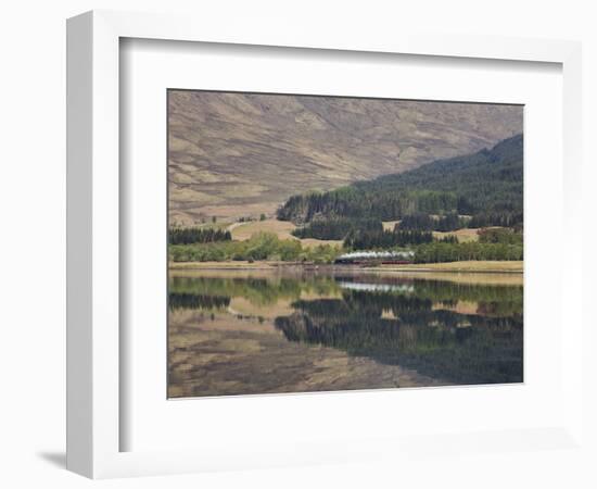 The Jacobite, Fort William to Mallaig Railway, Loch Eil, Lochaber, Scotland, United Kingdom, Europe-Jean Brooks-Framed Photographic Print