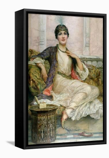 The Jade Necklace, 1908-William Clarke Wontner-Framed Stretched Canvas