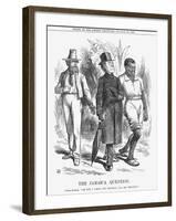 The Jamaica Question, 1865-John Tenniel-Framed Giclee Print