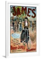 The James Bicycle-G^ Moore-Framed Art Print