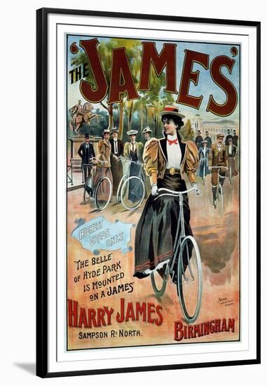 The James Bicycle-G. Moore-Framed Art Print