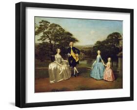 The James Family-Arthur Devis-Framed Giclee Print