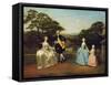 The James Family-Arthur Devis-Framed Stretched Canvas