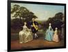 The James Family-Arthur Devis-Framed Giclee Print