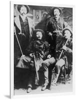 The James-Younger Gang (L-R): Cole Younger Jesse James Bob Younger Frank James-null-Framed Photographic Print