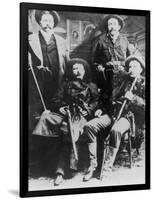 The James-Younger Gang (L-R): Cole Younger Jesse James Bob Younger Frank James-null-Framed Photographic Print