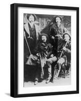 The James-Younger Gang (L-R): Cole Younger Jesse James Bob Younger Frank James-null-Framed Photographic Print