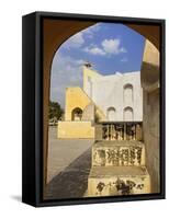 The Jantar Mantar, Jaipur, India-Adam Jones-Framed Stretched Canvas