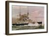 The Japanese Battleship Mikasa, Postcard-null-Framed Giclee Print