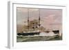 The Japanese Battleship Mikasa, Postcard-null-Framed Giclee Print