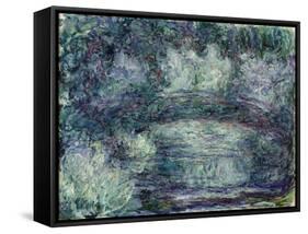 The Japanese Bridge, 1918-19-Claude Monet-Framed Stretched Canvas