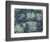 The Japanese Bridge, 1918-19-Claude Monet-Framed Giclee Print