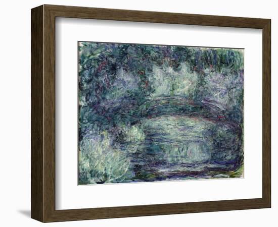 The Japanese Bridge, 1918-19-Claude Monet-Framed Giclee Print