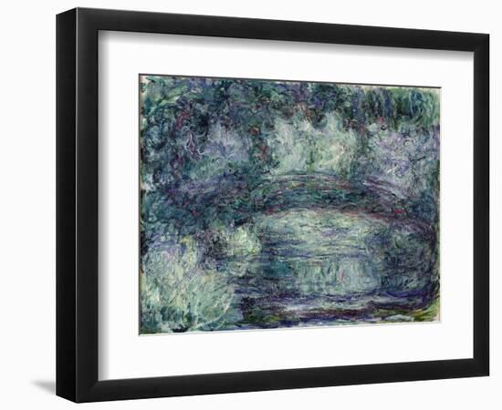 The Japanese Bridge, 1918-19-Claude Monet-Framed Giclee Print