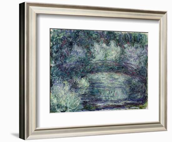 The Japanese Bridge, 1918-19-Claude Monet-Framed Giclee Print