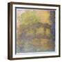 The Japanese Bridge, 1918-24-Claude Monet-Framed Giclee Print