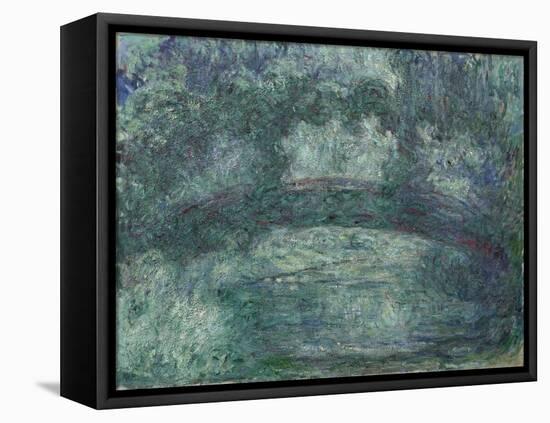 The Japanese Bridge, 1919-1924-Claude Monet-Framed Stretched Canvas