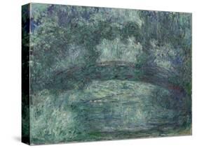 The Japanese Bridge, 1919-1924-Claude Monet-Stretched Canvas